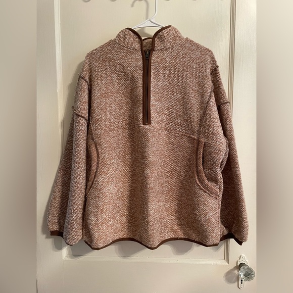 Urban Outfitters Brooke Quarter-Zip Top, Size S - Picture 2 of 10